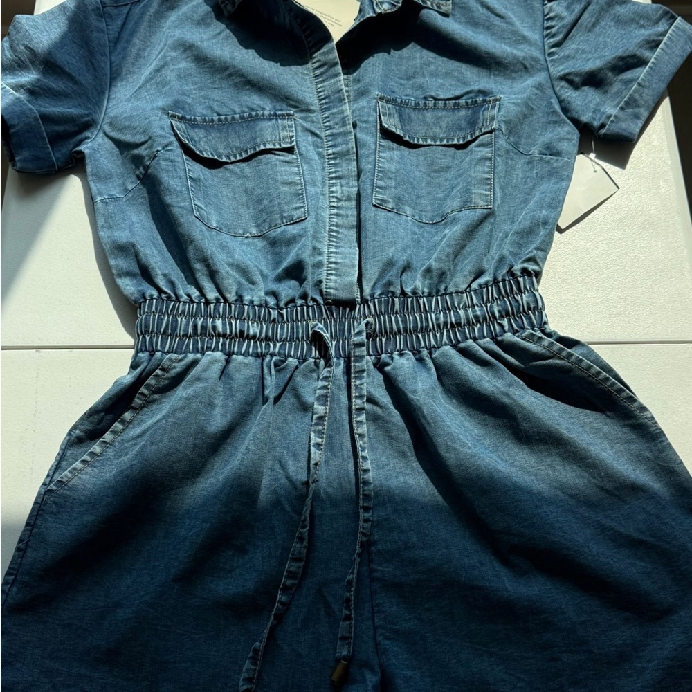 Denim Blue Jumpsuit